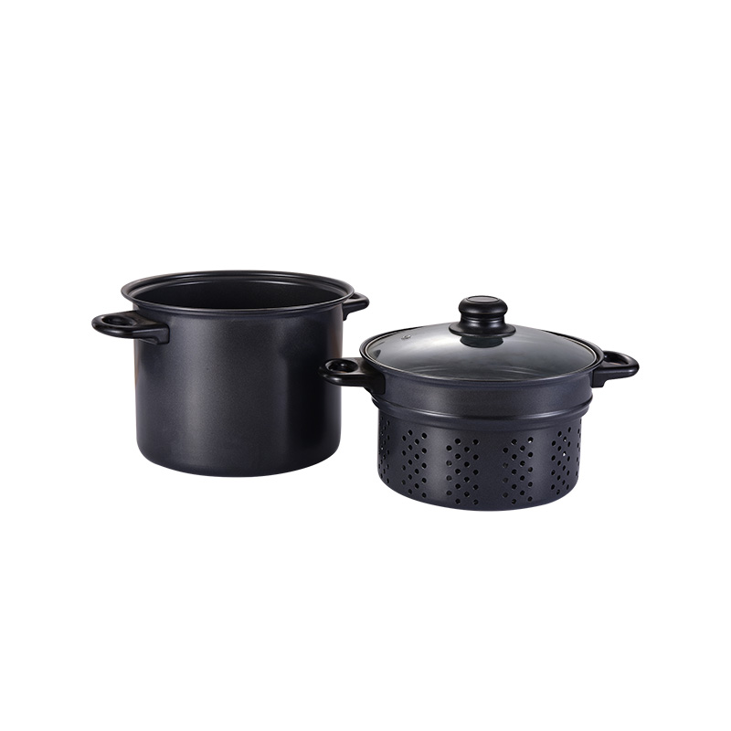 Tall Nonstick Noodle Pot with Lid And Strainer