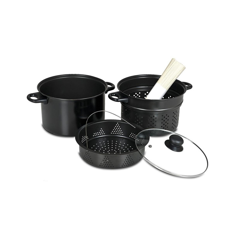 Tall Nonstick Noodle Pot with Lid And Strainer