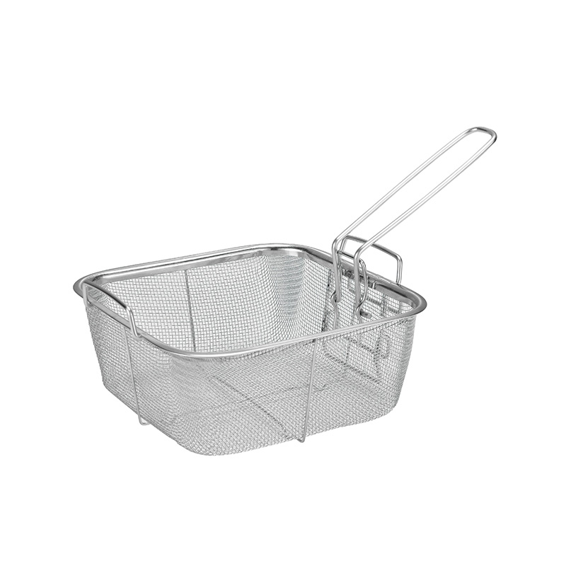 Square Nonstick Deep Frying Stock Pot Set with Lid And Strainer